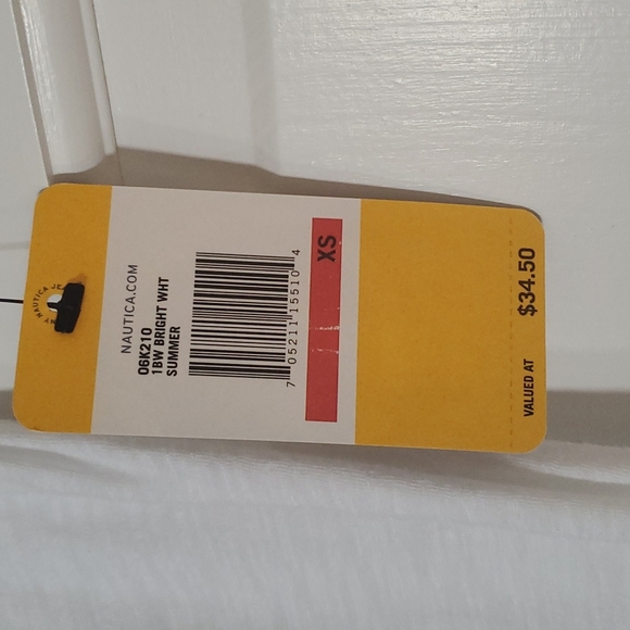 NWT nautica tie front t-shirt - Picture 3 of 5